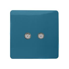 Ocean Blue Wiring Accessories Trendi Decorative Screwless Ocean Blue Wiring Accessories Trendi Decorative Screwless